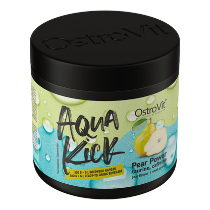 Aqua Kick Pærekraft 🍐 | Taurin | Koffein | 300 g | OstroVit