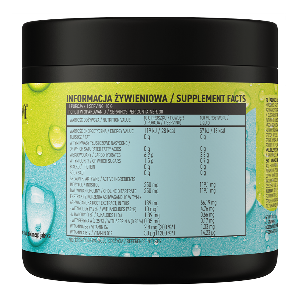 Aqua Kick Brain Focus Groene Appel 300 g — afbeelding 3