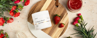 Collagen Kissel – 200 g Aardbei, 10 g viscollageen + vit. A/C/E | OstroVit