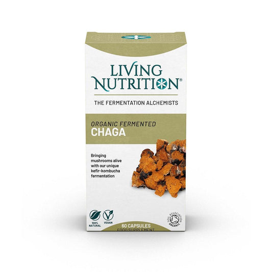 Biologisch Gefermenteerde Chaga | 60 capsules | Living Nutrition