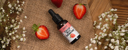 Flavour Drops – 30 ml, Aardbei, Zonder toegevoegde suikers | OstroVit