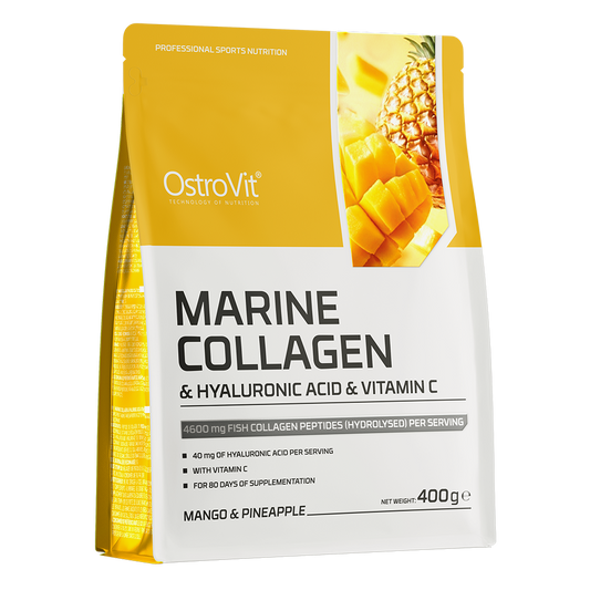 Marine Collagen + Hyaluronzuur + Vitamine C Mango-Ananas 400 g