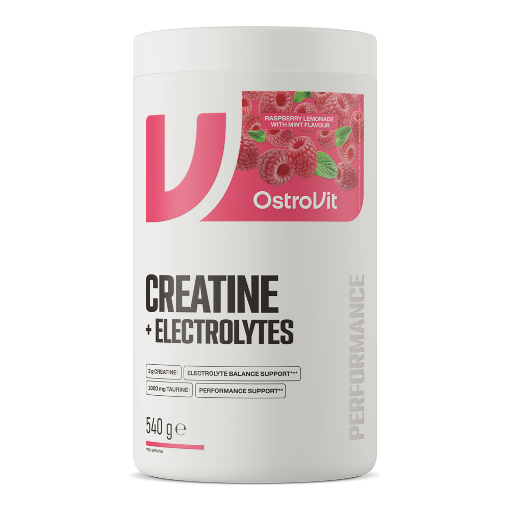 Creatine + Electrolytes Himbeerlimonade-Minze 540 g
