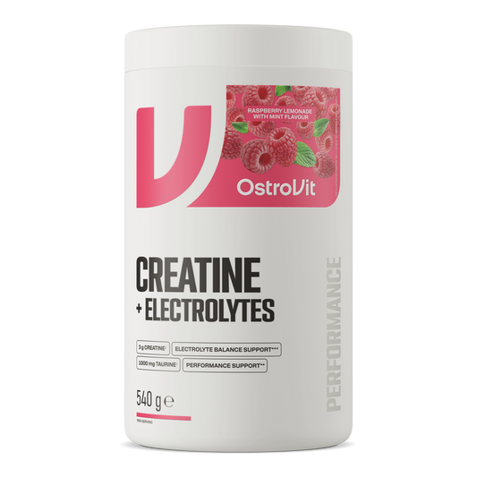 Creatine + Electrolytes Limonata al lampone e menta 540 g