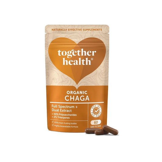 Organic Chaga | 60 Capsules | Together Health