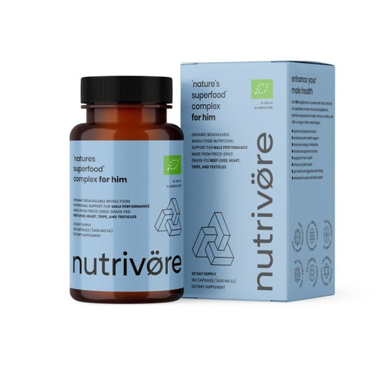 Biologisch voor HEM | Orgaanmix | Orgaansupplement | 180 Capsules | Nutrivøre