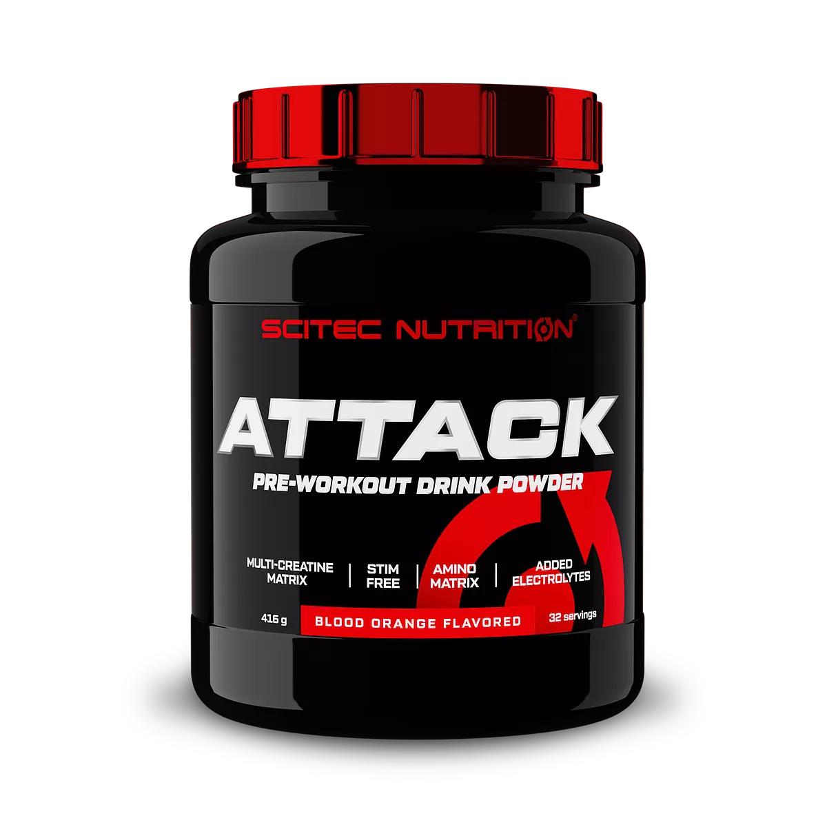 Scitec Nutrition Attack 416g Bloedsinaasappel