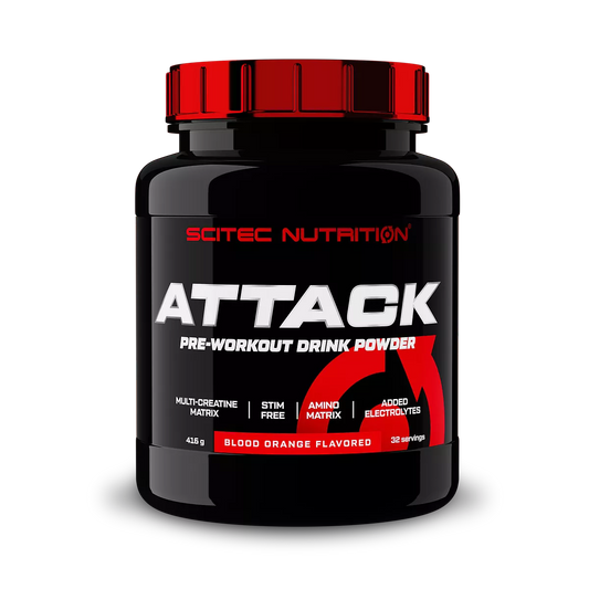 Scitec Nutrition Attack 416g Bloedsinaasappel