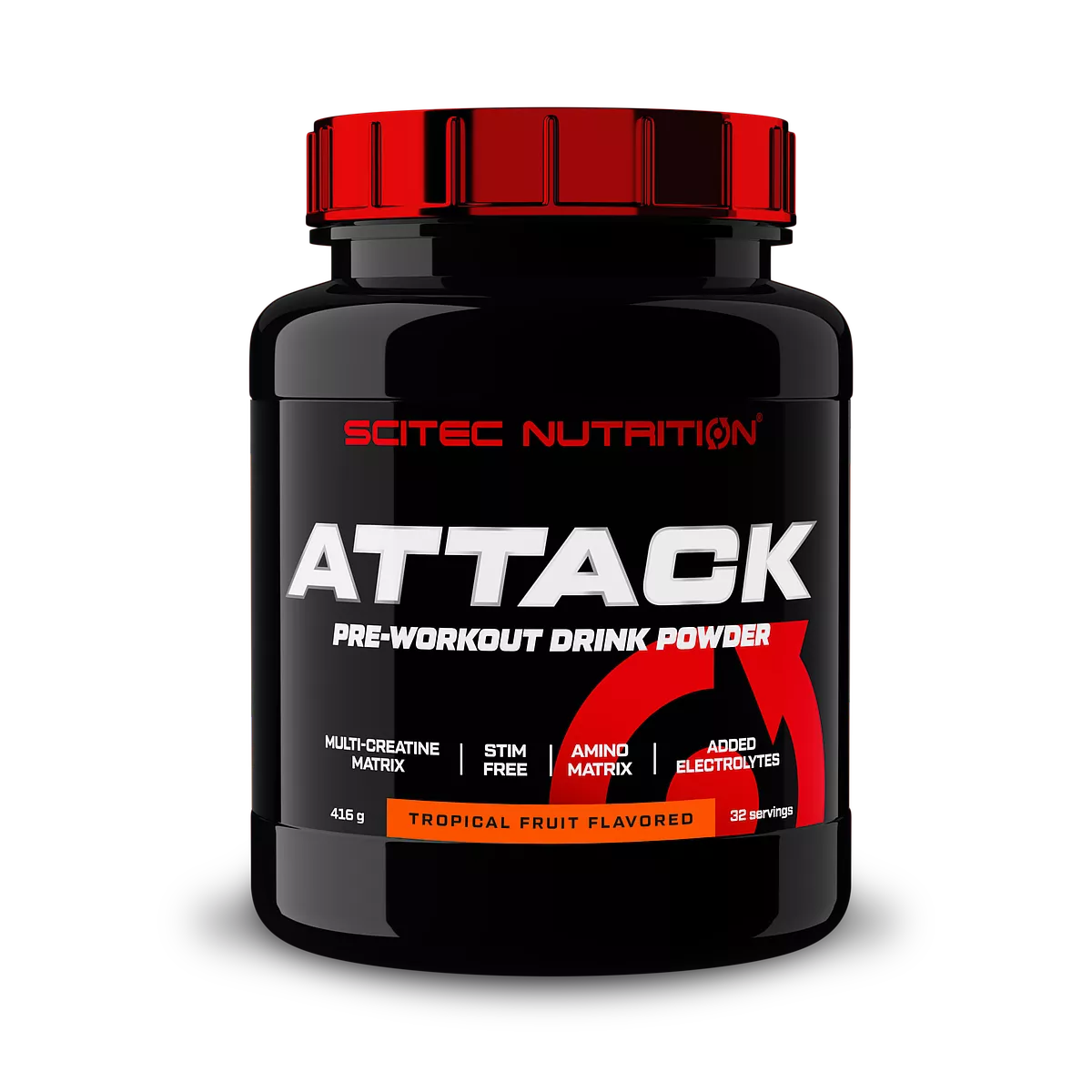 Scitec Nutrition Attack 416g Tropisch Fruit