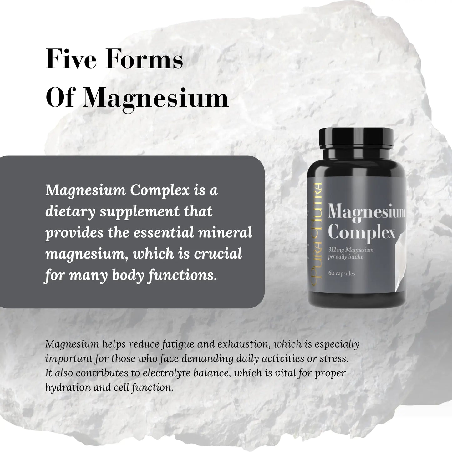 Magnesium Complex 5 Vormen 60 caps