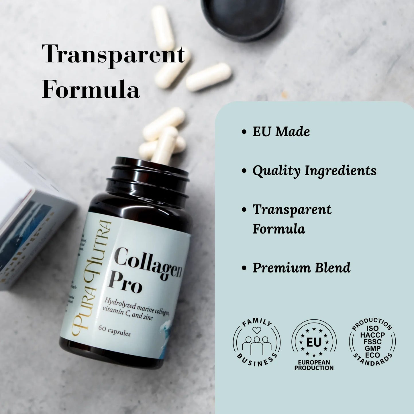 Collagen Pro Vis-collageen 60 caps