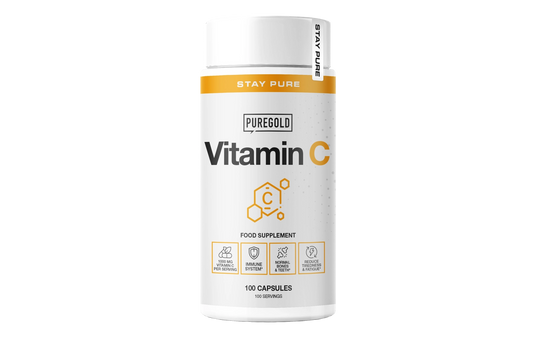 Pure Gold Vitamin C 1000 mg – 100 capsules, hooggedoseerd