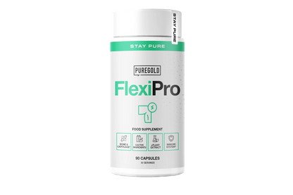 Pure Gold FlexiPro – glucosamine + MSM + vitamine C, 90 capsules
