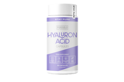 PureGold Hyaluronzuur - 300 mg per dagdosering, 60 Capsules,  Aspartaamvrij & GMO‑vrij