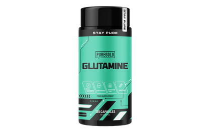 Pure Gold Glutamine – 1000 mg L‑glutamine per portie, 120 capsules