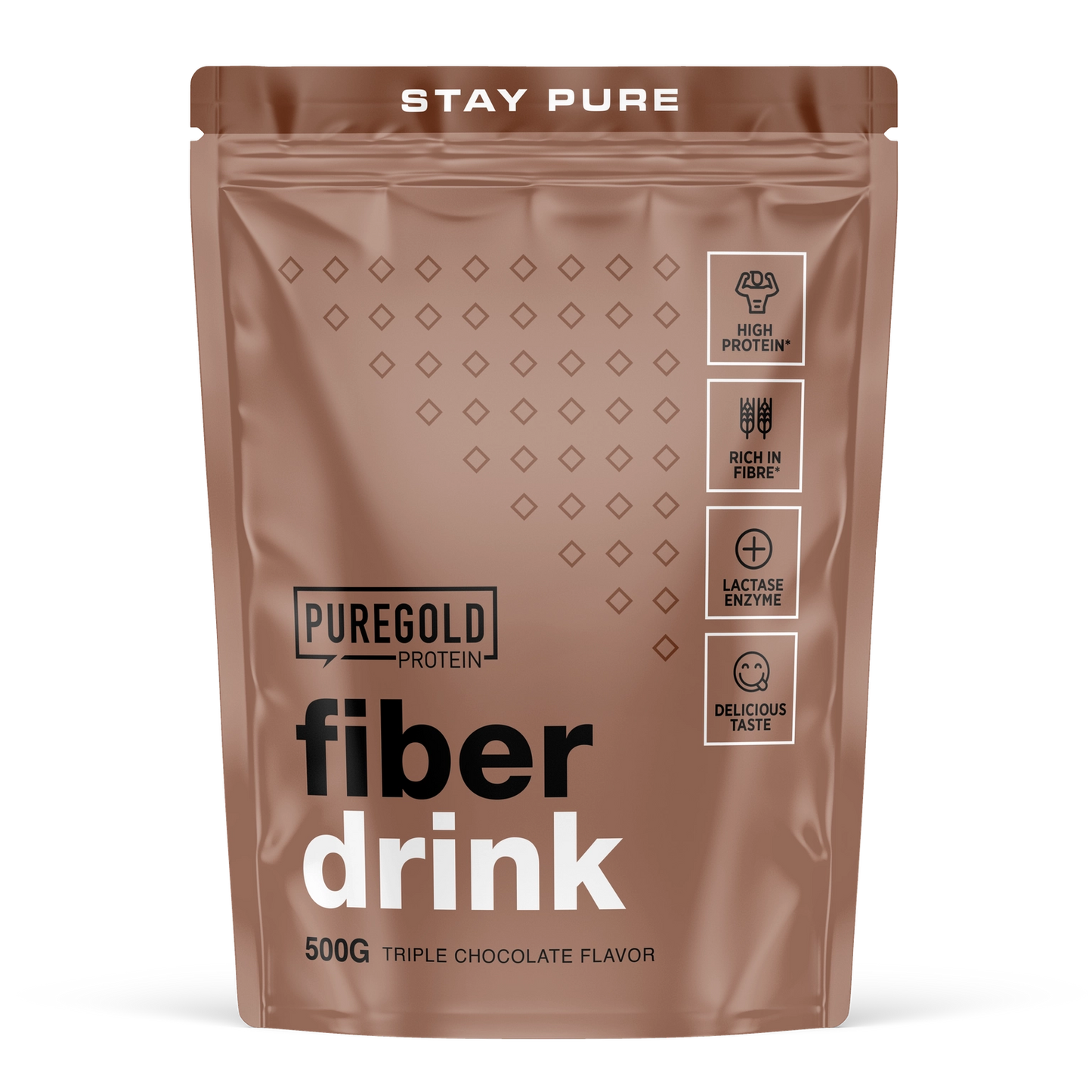 Fiber Drink Strawberry White Chocolate 500g
