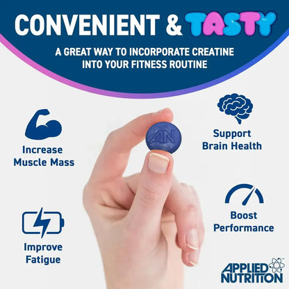 Creatine Gummies Blue Raspberry