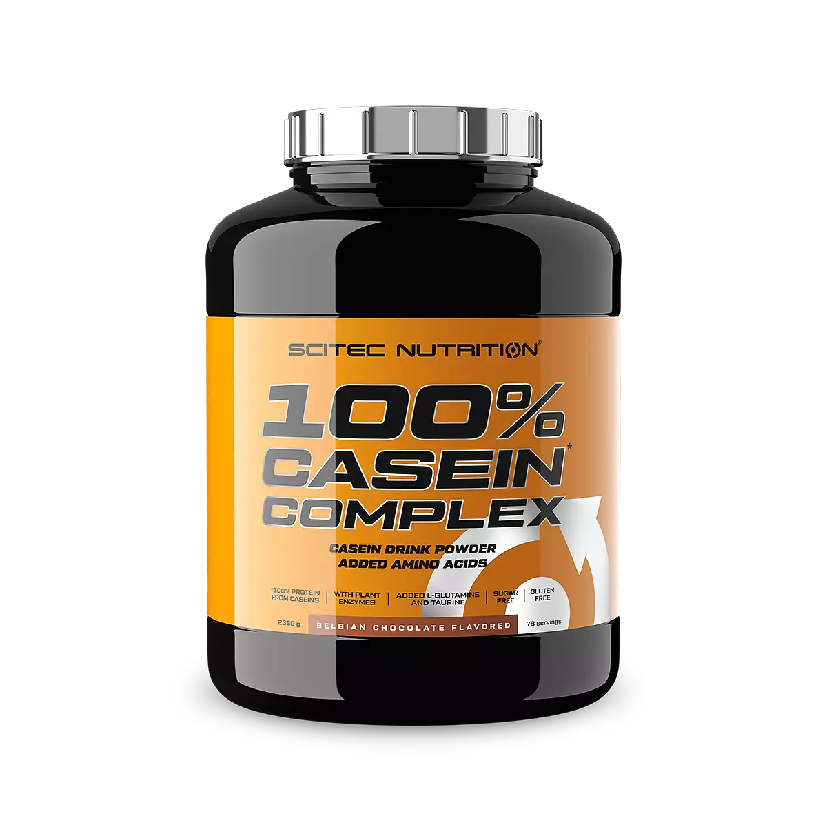 Scitec Nutrition 100% Casein Complex 2350g Belgische Chocolade