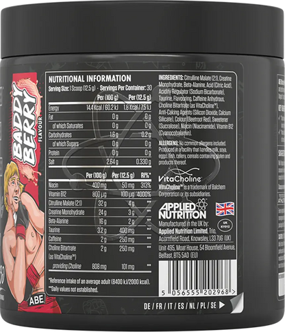 ABE Pre-Workout 375g Baddy Berry