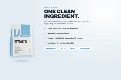 Erythritol 1000g Naturel zoetstof
