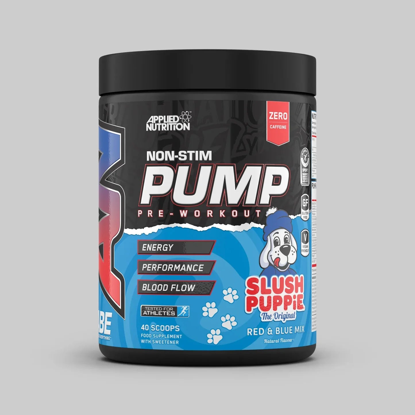 ABE Pump Stim Free 500g Slush Puppie Red & Blue Mix