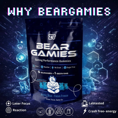 Gaming Gummies 150 stuks Arctic Blue