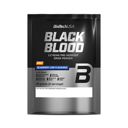 Black Blood NOX+ 20g sachet Bosbes-Limoen