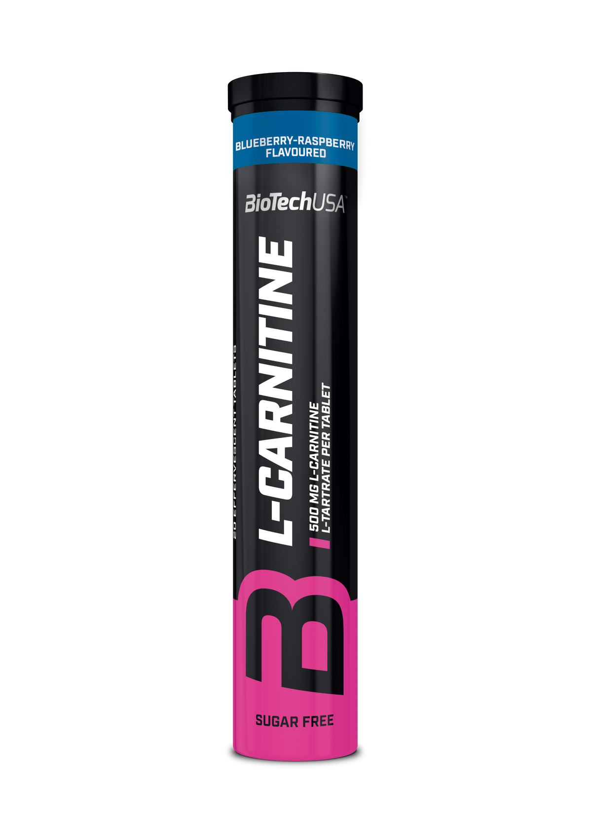 L-Carnitine Effervescent 500mg Bosbes-Framboos 20 tabs