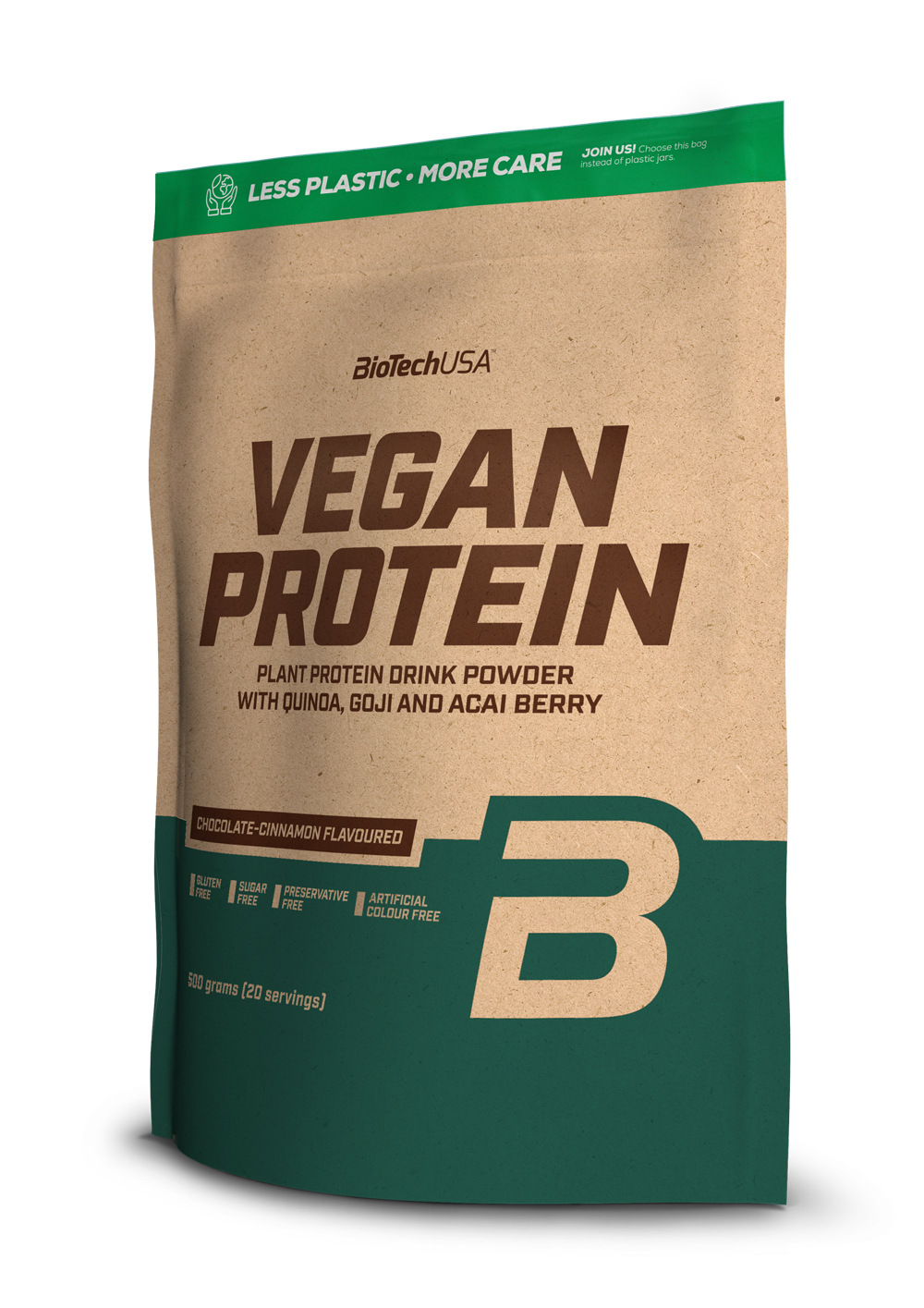 Vegan Protein 500g Chocolade-Kaneel