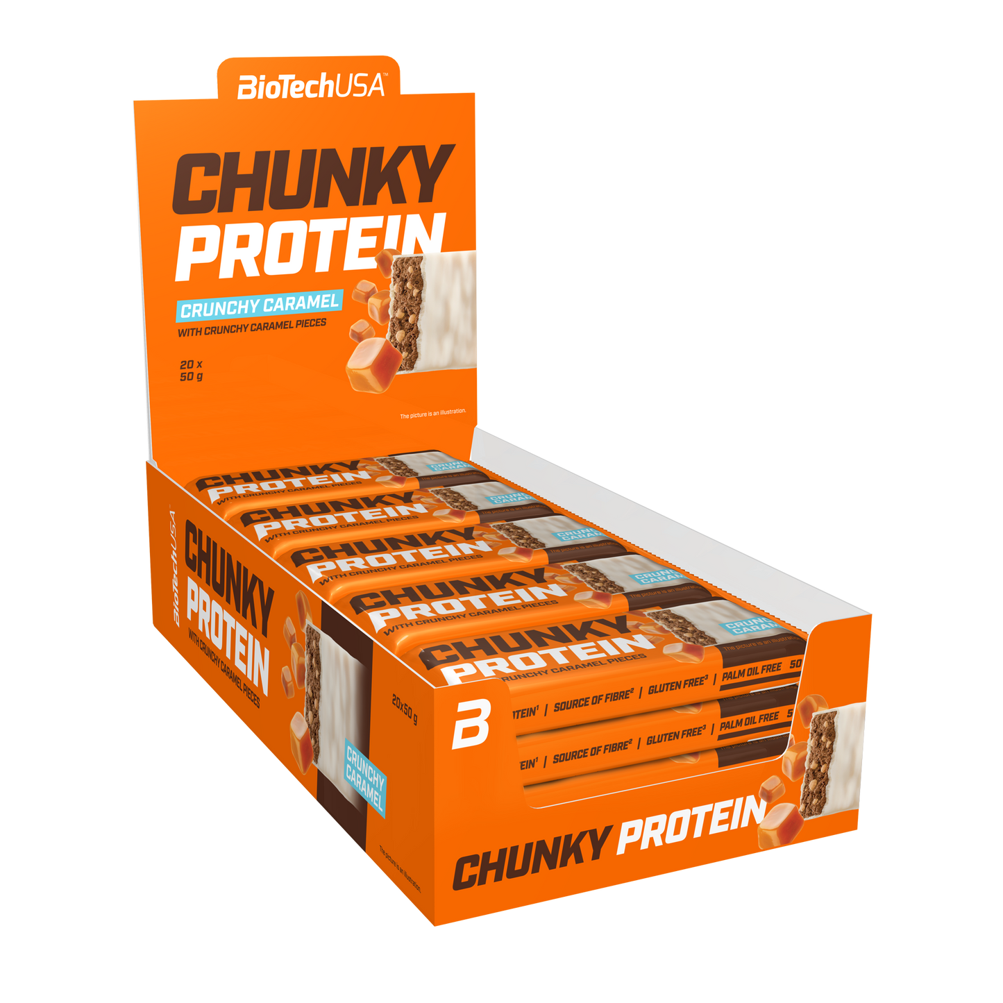 Chunky Protein Bar 50g Crunchy Karamel