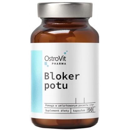 Perspicare – 90 vegan capsules, 4 botanische extracten, Zweetblokker | OstroVit Pharma