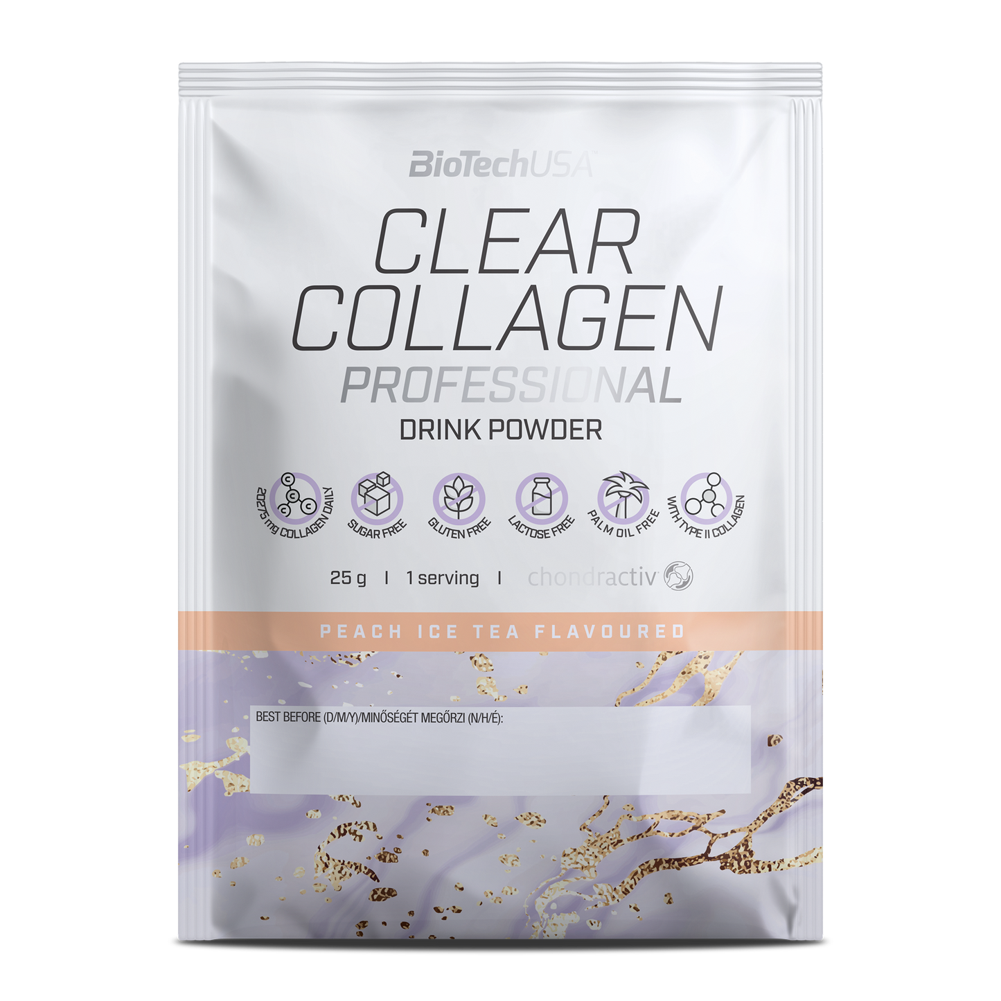 Clear Collagen Professional Sachet 25g Perzik IJsthee