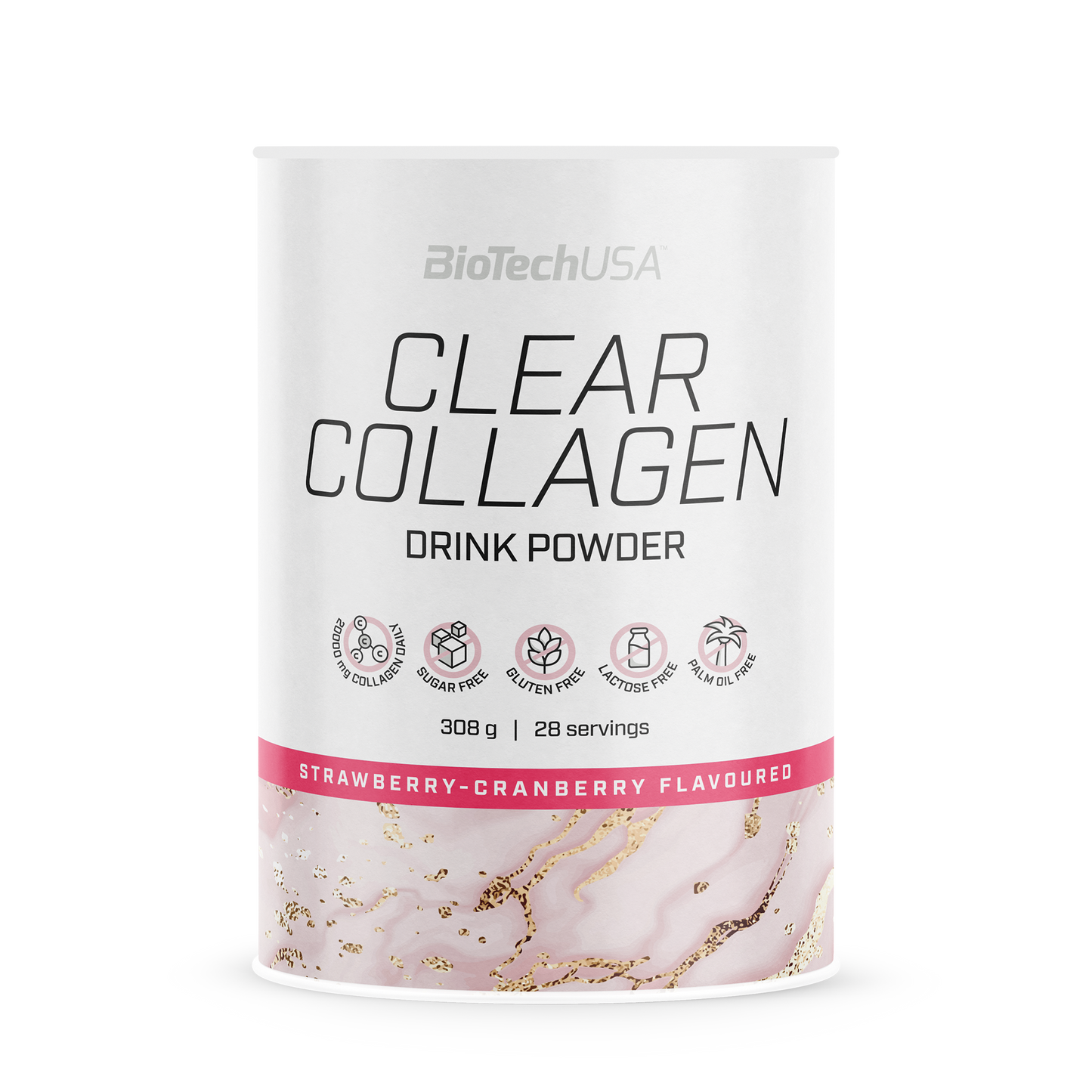 Clear Collagen 308g Aardbei-Cranberry