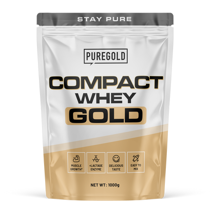 Compact Whey Gold Triple Chocolate – 1000 g whey protein, lactase + enzymen