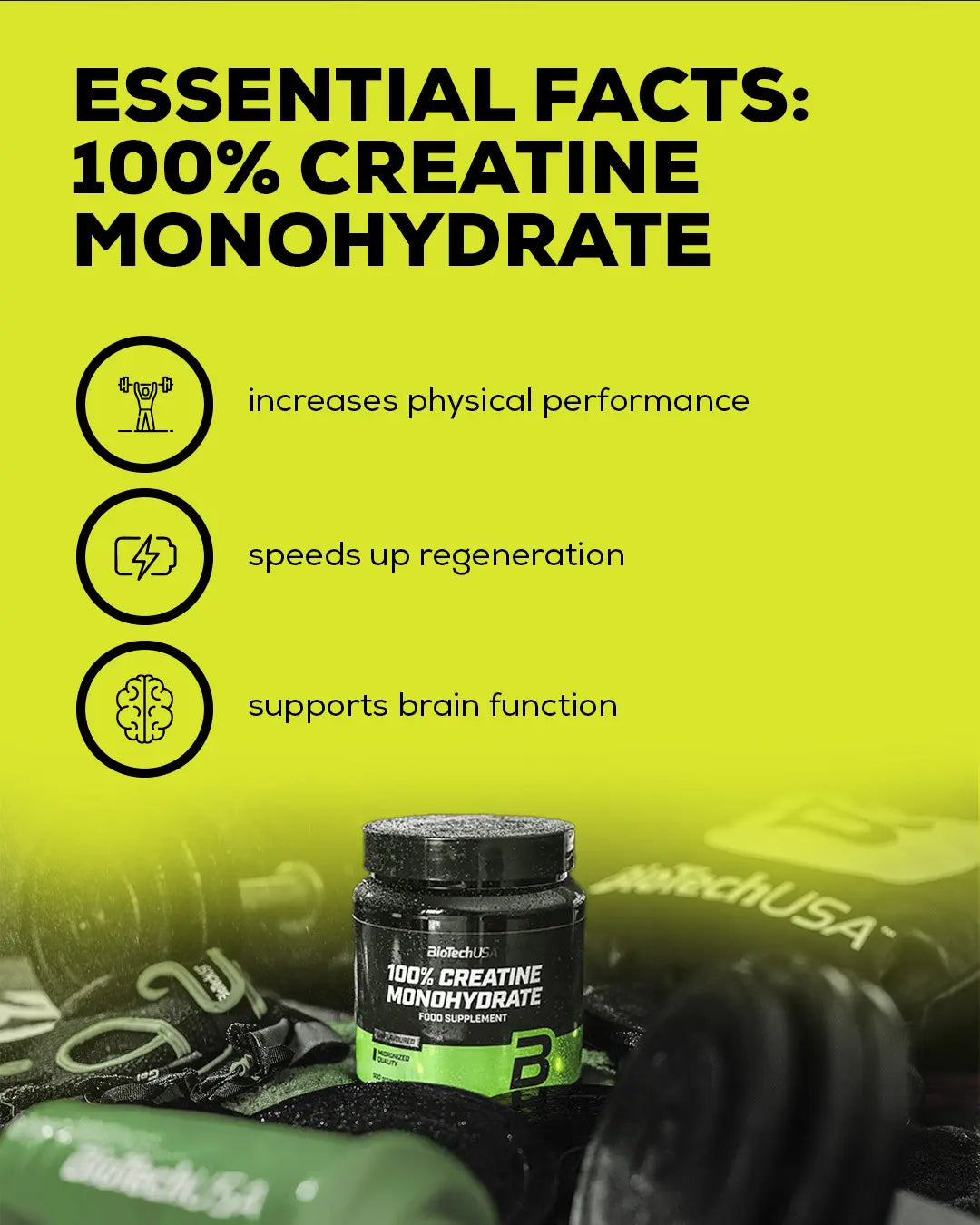 Creatine Monohydraat 500g Smaakloos