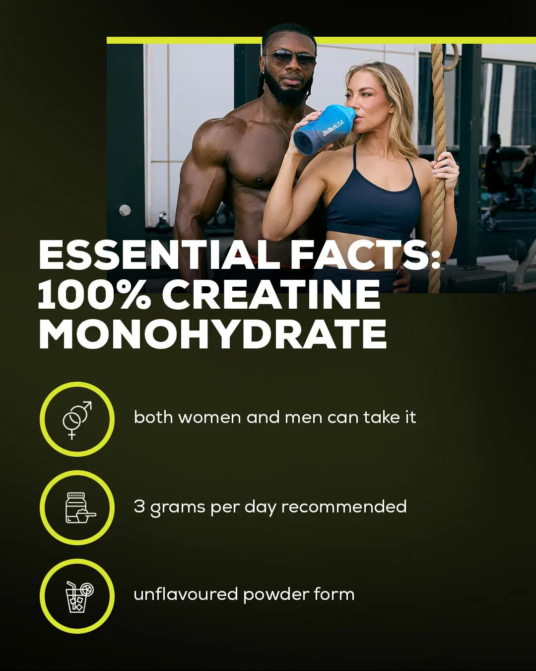 Creatine Monohydraat 500g Smaakloos