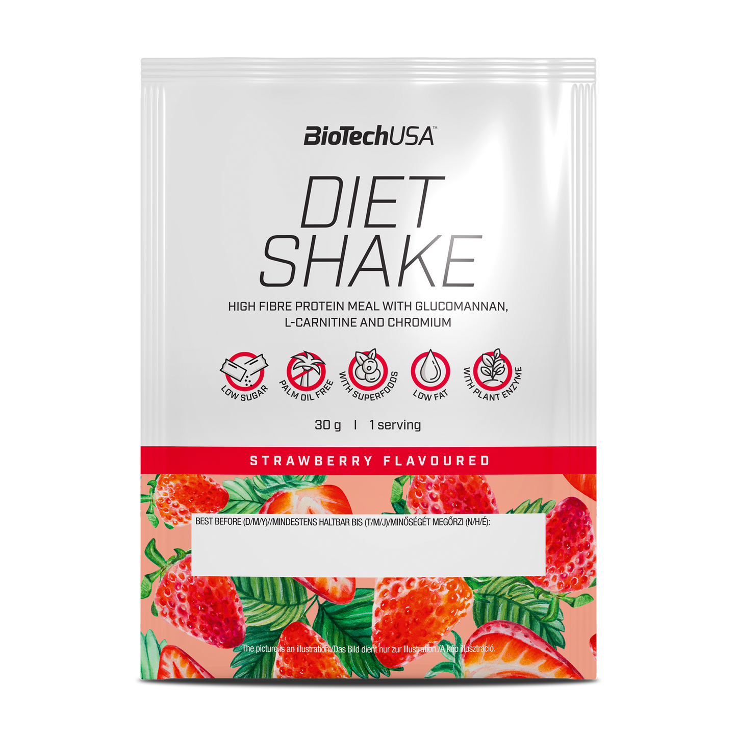 Diet Shake 30g sachet Aardbei