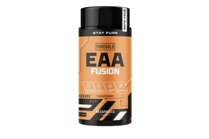 Pure Gold EAA Capsules – 9 essentiële aminozuren, 1000 mg BCAA per portie - 90 capsules