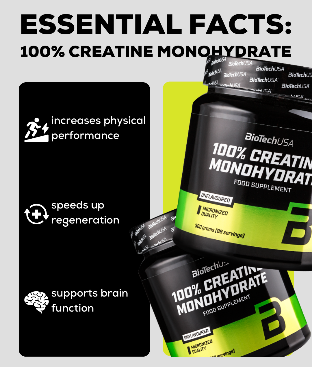 Creatine Monohydraat 500g Smaakloos