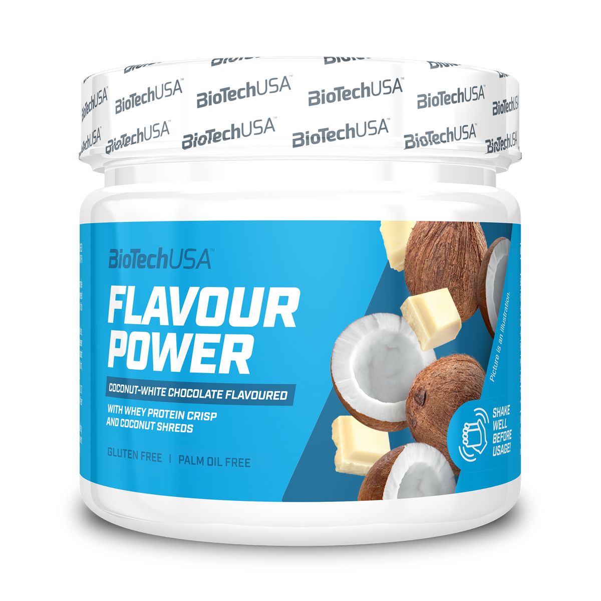 Flavour Power 160g Kokos-Witte Chocolade