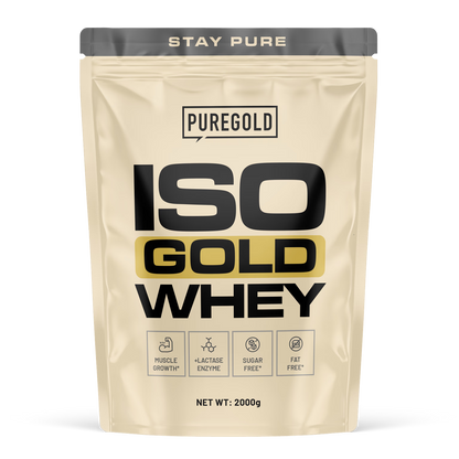 PureGold Iso Whey Gold Triple Chocolate – 2000 g whey isolate, eiwit + enzymen