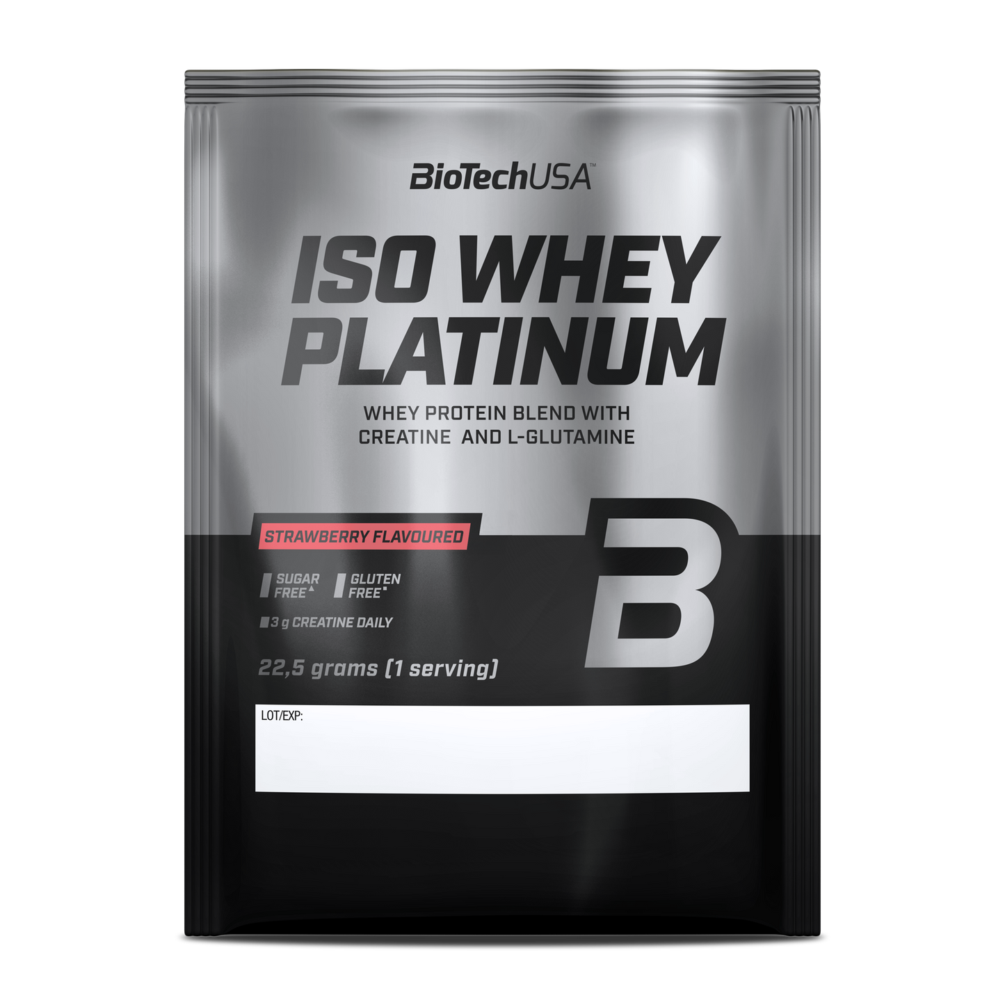 Iso Whey Platinum Sachet 22,5g Aardbei