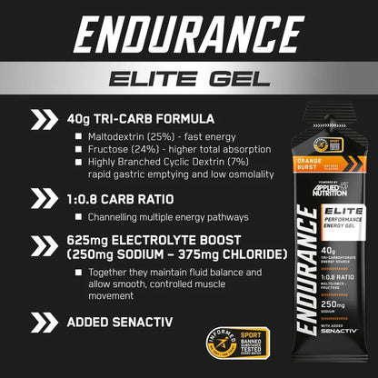 Elite Performance Energy Gel 60ml Lemon & Lime