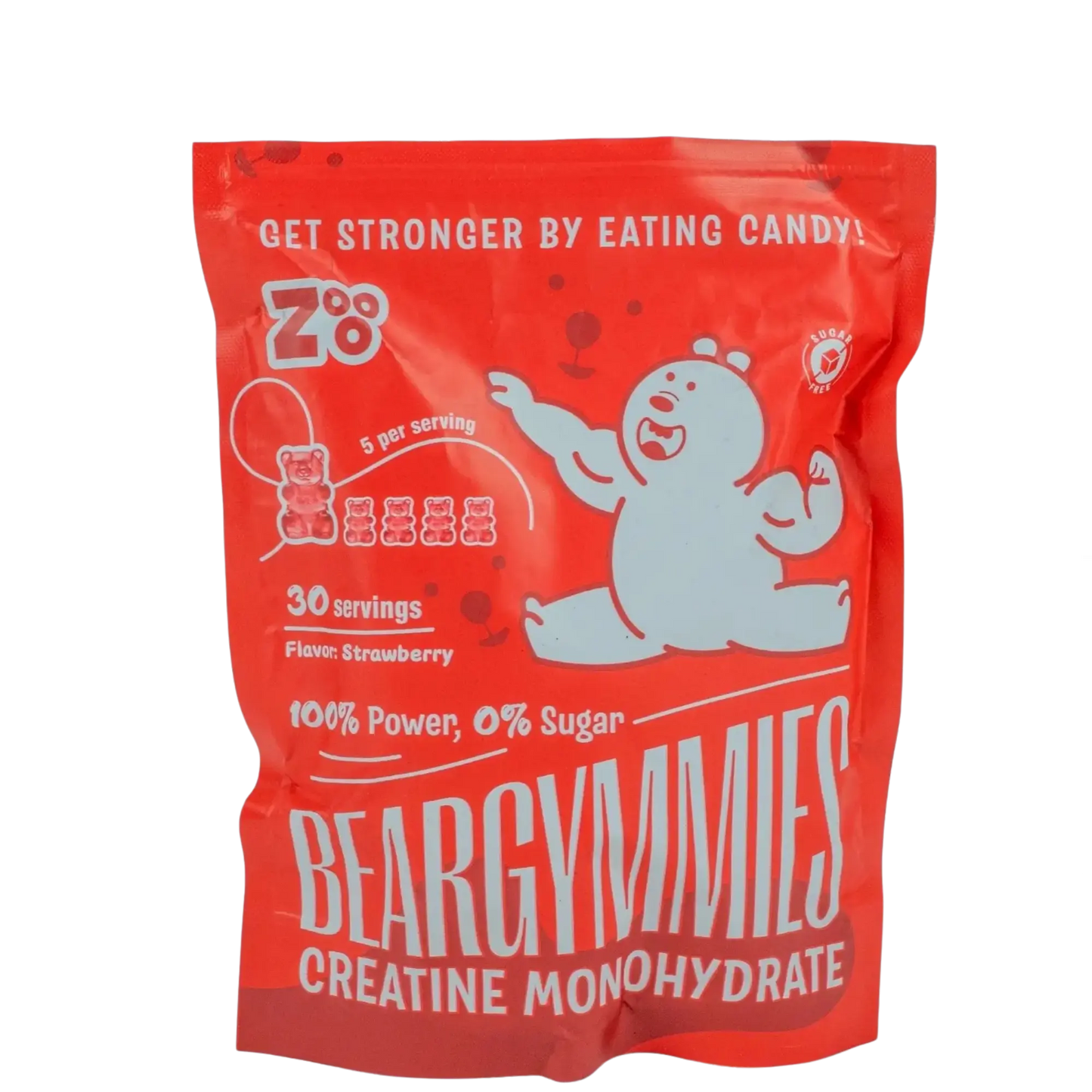 Creatine Gummies 150 stuks Aardbei Suikervrij
