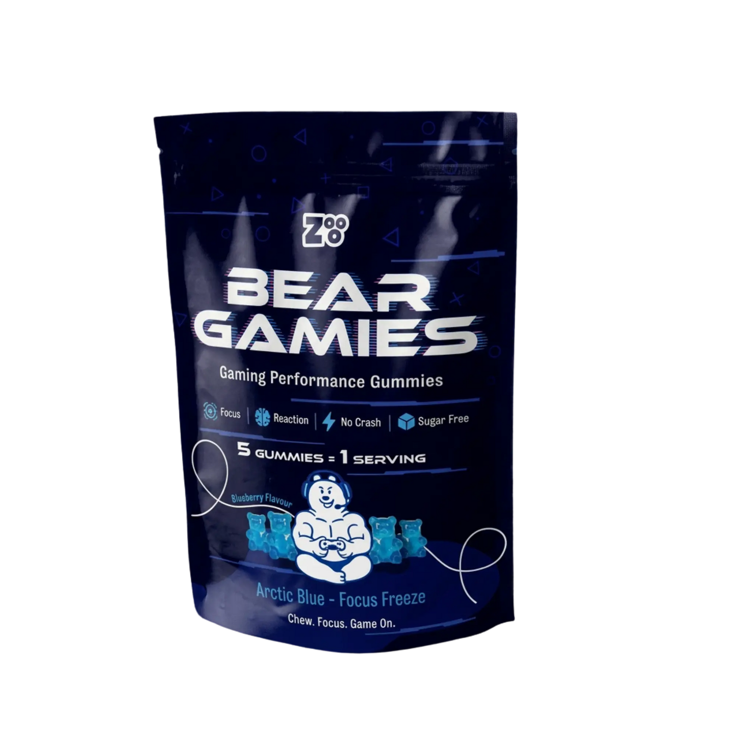 Gaming Gummies 150 stuks Arctic Blue