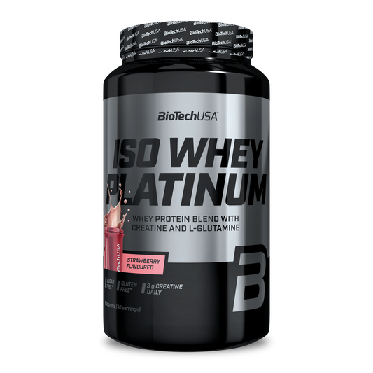 Iso Whey Platinum 908g Aardbei