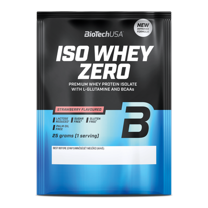 Iso Whey Zero 25g Sachet Aardbei