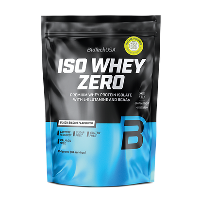 Iso Whey Zero 454g Zwart Biscuit