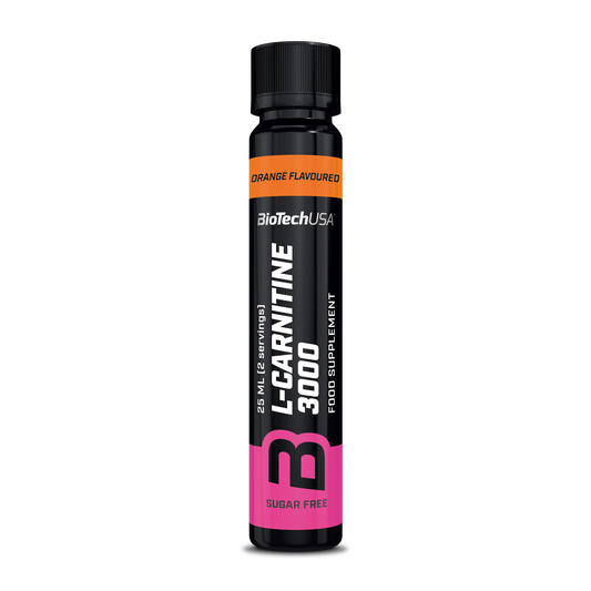 L-Carnitine Amp 3000mg 25ml Sinaasappel