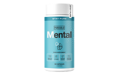Pure Gold Mental – L-tyrosine + plantenextracten, vit. C, B6, niacine & zink, 60 capsules